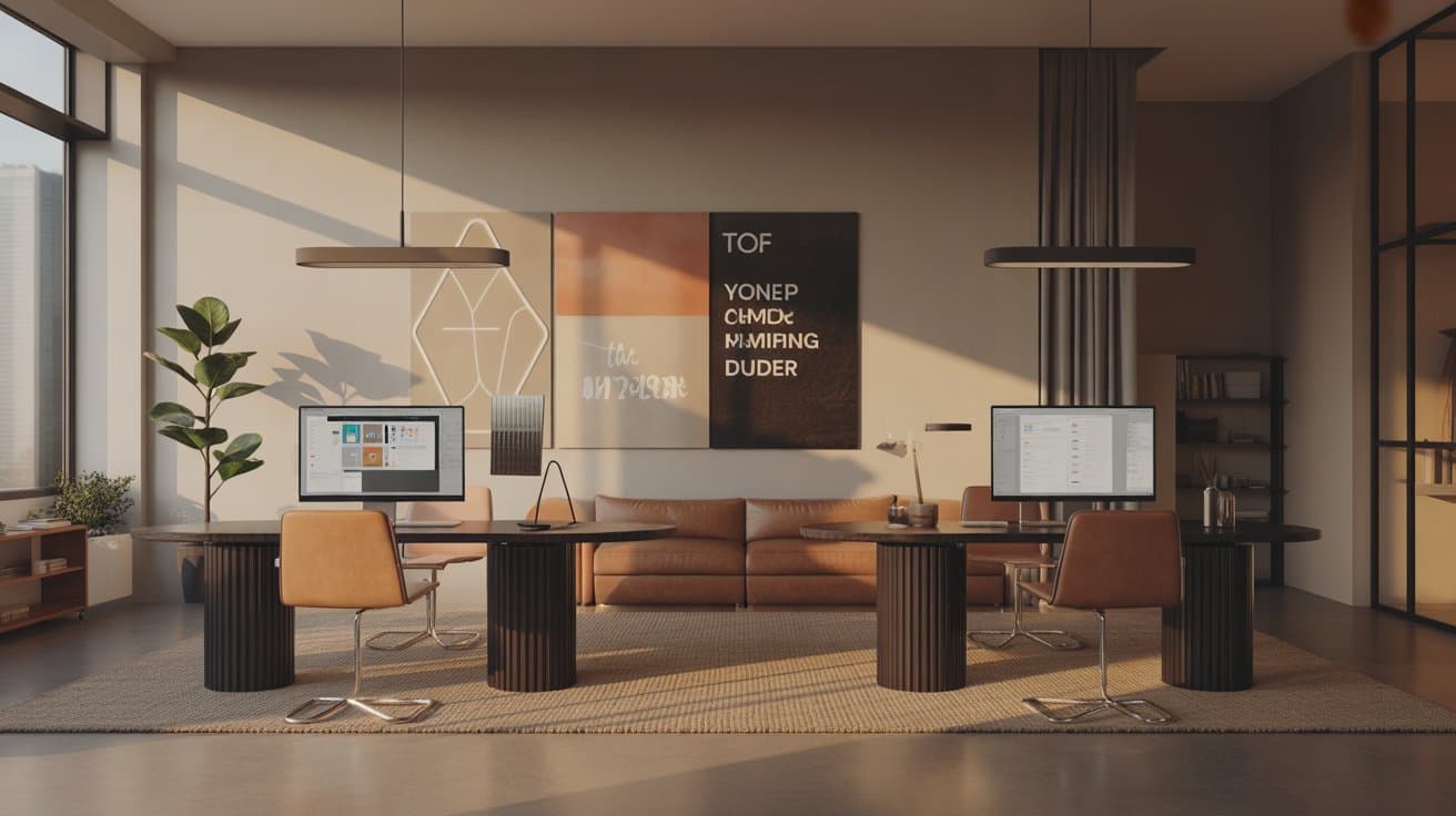 Modern workspace at Beeztech Studio